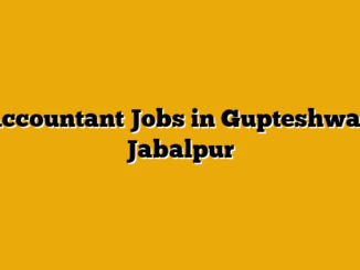 Accountant Jobs in Gupteshwar, Jabalpur
