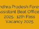 Andhra Pradesh Forest, Assistant Beat Officer 2025 : 12th Pass Vacancy 2025