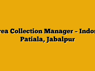 Area Collection Manager – Indore, Patiala, Jabalpur