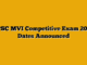 BPSC MVI Competitive Exam 2025 Dates Announced