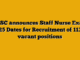 BTSC announces Staff Nurse Exam 2025 Dates for Recruitment of 11389 vacant positions