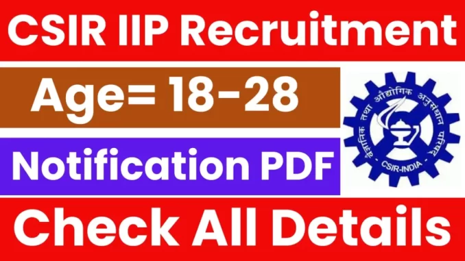 Dehradun-CSIR-IIP-Recruitment-2025-1024x576-1