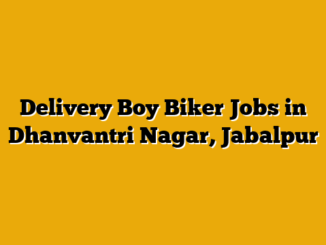 Delivery Boy Biker Jobs in Dhanvantri Nagar, Jabalpur