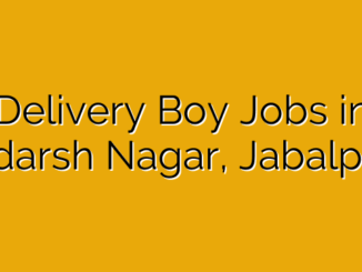 Delivery Boy Jobs in Adarsh Nagar, Jabalpur