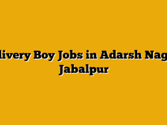 Delivery Boy Jobs in Adarsh Nagar, Jabalpur