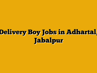 Delivery Boy Jobs in Adhartal, Jabalpur