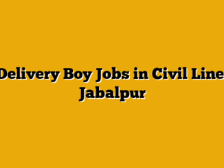 Delivery Boy Jobs in Civil Line, Jabalpur