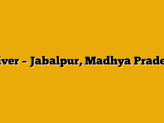 Driver – Jabalpur, Madhya Pradesh