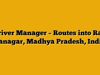 Driver Manager – Routes into Rail Panagar, Madhya Pradesh, India