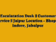 Escalatation Desk || Customer Service || Jaipur Location – Bhopal, Indore, Jabalpur