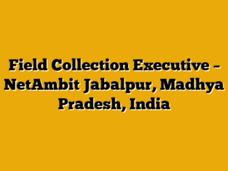 Field Collection Executive – NetAmbit Jabalpur, Madhya Pradesh, India
