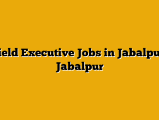 Field Executive Jobs in Jabalpur, Jabalpur