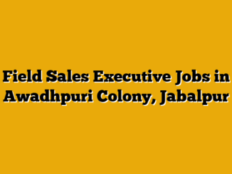 Field Sales Executive Jobs in Awadhpuri Colony, Jabalpur