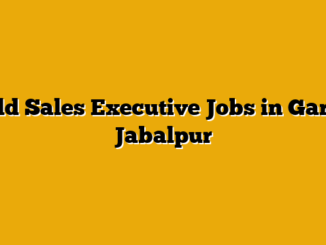Field Sales Executive Jobs in Garha, Jabalpur