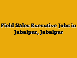 Field Sales Executive Jobs in Jabalpur, Jabalpur