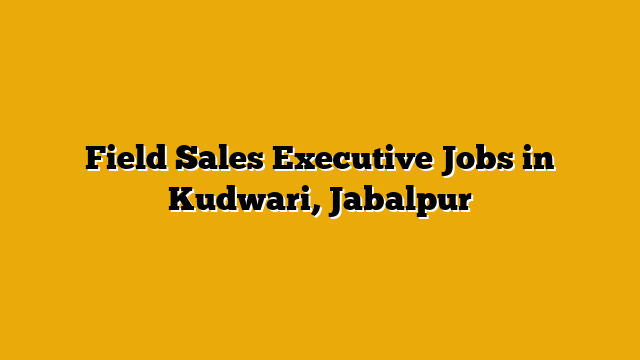Field Sales Executive Jobs in Kudwari, Jabalpur