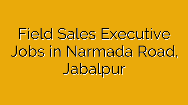 Field Sales Executive Jobs in Narmada Road, Jabalpur Field Sales Executive Jobs in Narmada Road, Jabalpur