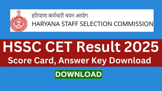 HSSC-CET-Result