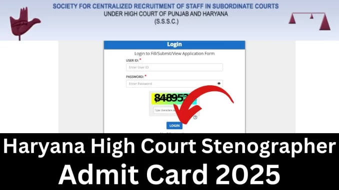 Haryana-High-Court-Stenographer-Admit-Card-Link-Exam-Date