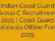 Indian Coast Guard Group C Recruitment 2025 | Coast Guard Safaiwala Offline Form 2025