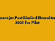 Kamarajar Port Limited Recruitment 2025 for Pilot