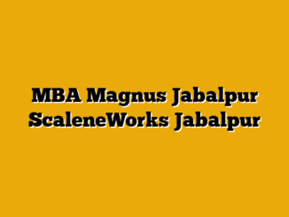 MBA Magnus Jabalpur  ScaleneWorks Jabalpur