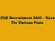 MP CUC Recruitment 2025 – Vacancy For Various Posts