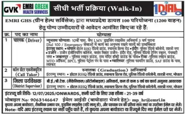 MP-Dial-100-Job-Vacancy