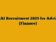 NHAI Recruitment 2025 for Advisor (Finance)