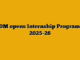 NIDM opens Internship Programme 2025-26