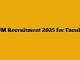 NIUM Recruitment 2025 for Faculties