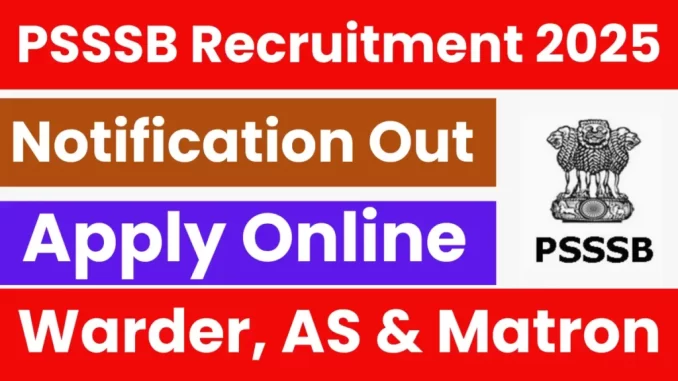 PSSSB-Jail-Warder-Matron-AS-Recruitment-2025-1024x576-2
