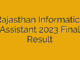 Rajasthan Informatics Assistant 2023 Final Result