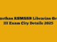 Rajasthan RSMSSB Librarian Grade III Exam City Details 2025