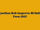 Rajasthan Sub Inspector SI Online Form 2025