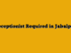 Receptionist Required in Jabalpur