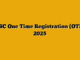 SSC One Time Registration (OTR) 2025