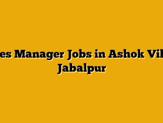 Sales Manager Jobs in Ashok Vihar, Jabalpur
