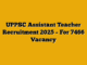 UPPSC Assistant Teacher Recruitment  2025 – For 7466 Vacancy