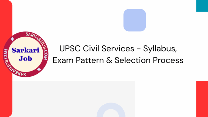 UPSC-Civil-Services-Syllabus-Exam-Pattern-Selection-Process