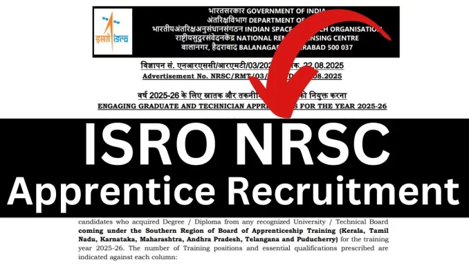 ISRO-NRSC-Apprentice-Recruitment