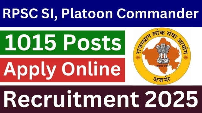 RPSC-SI-Platoon-Commander-Recruitment
