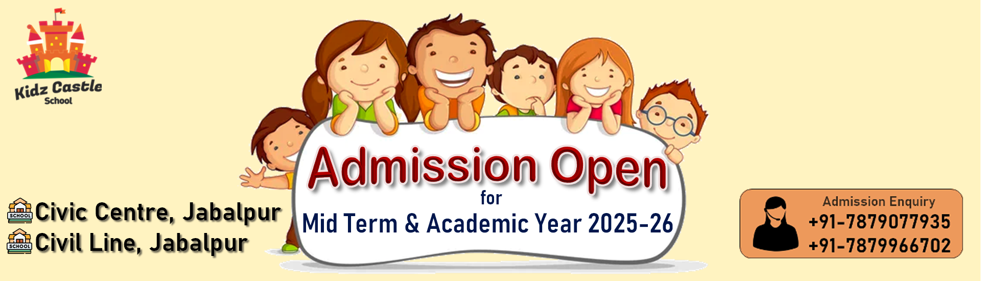 Kidz Castle School Jabalpur - Admission-Open-2025-26