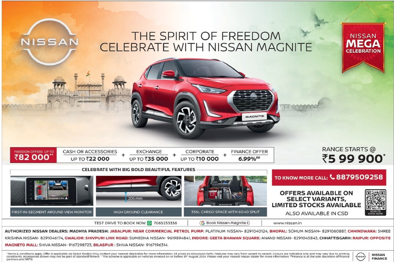 Nisshan Megnite Range Start from Rs. 5,99,900/-