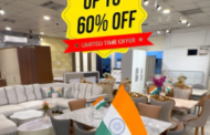 Celebrate Independence Day with up to 60% off on imported furniture - Home Aesthetic Jabalpur