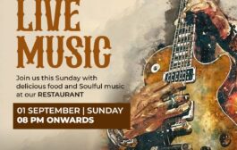 Live Music 01st Sep 2024 Sunday 8PM Onwards - Sheesha Sky Lounge Jabalpur