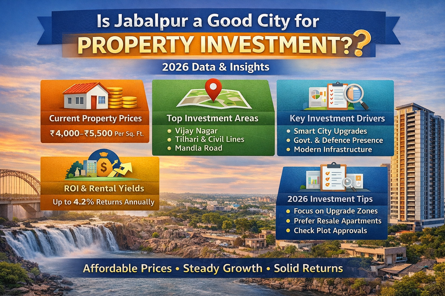 Is Jabalpur a good city for property investment?
