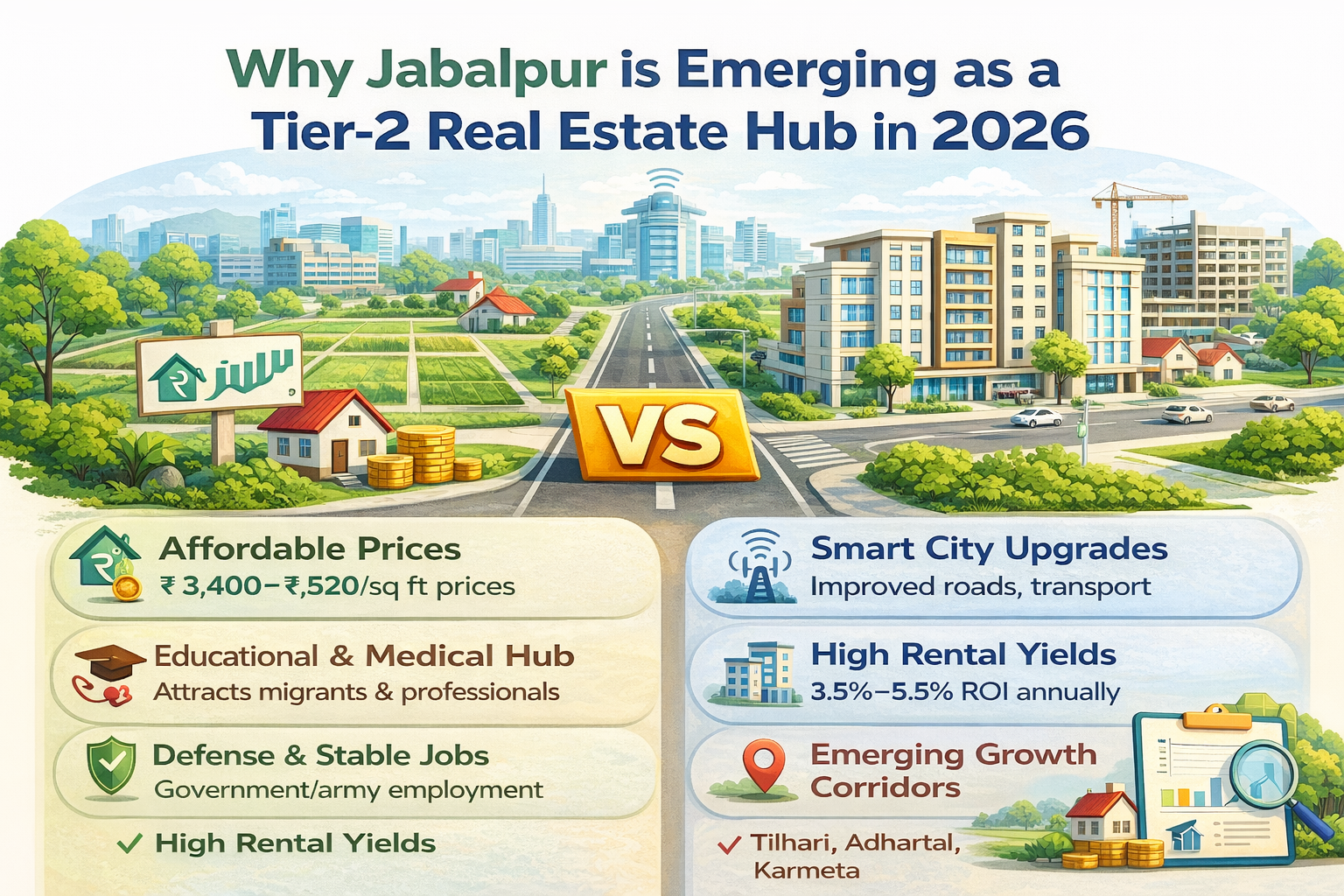 Why Jabalpur is emerging as a Tier-2 real estate hub?