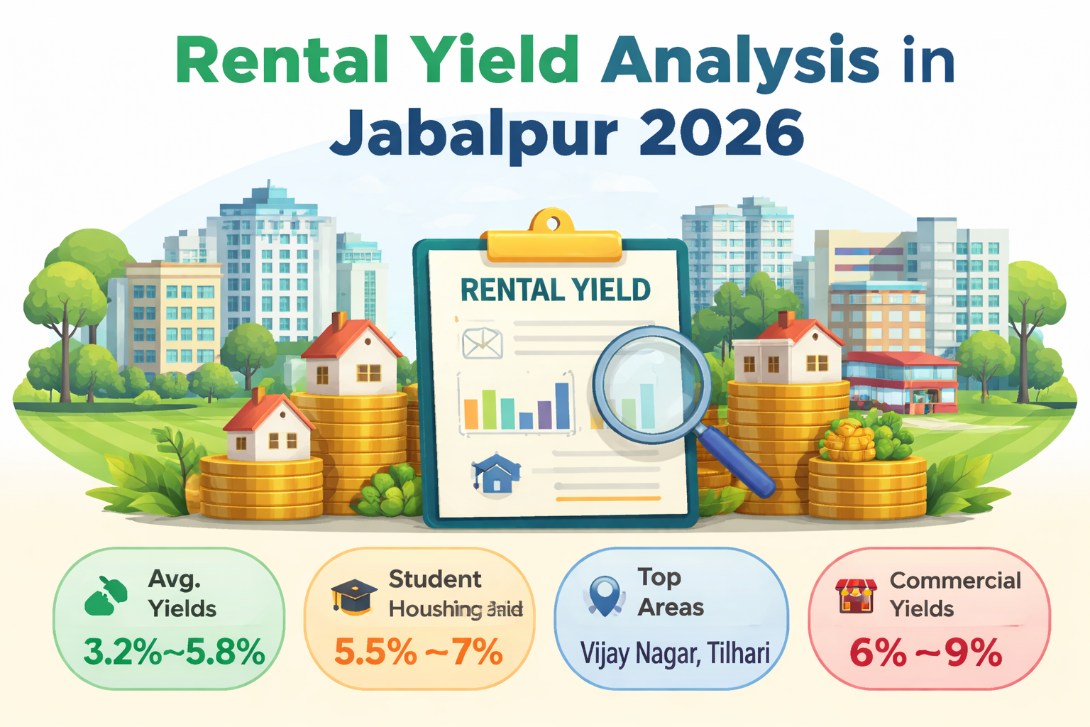 Rental yield analysis in Jabalpur