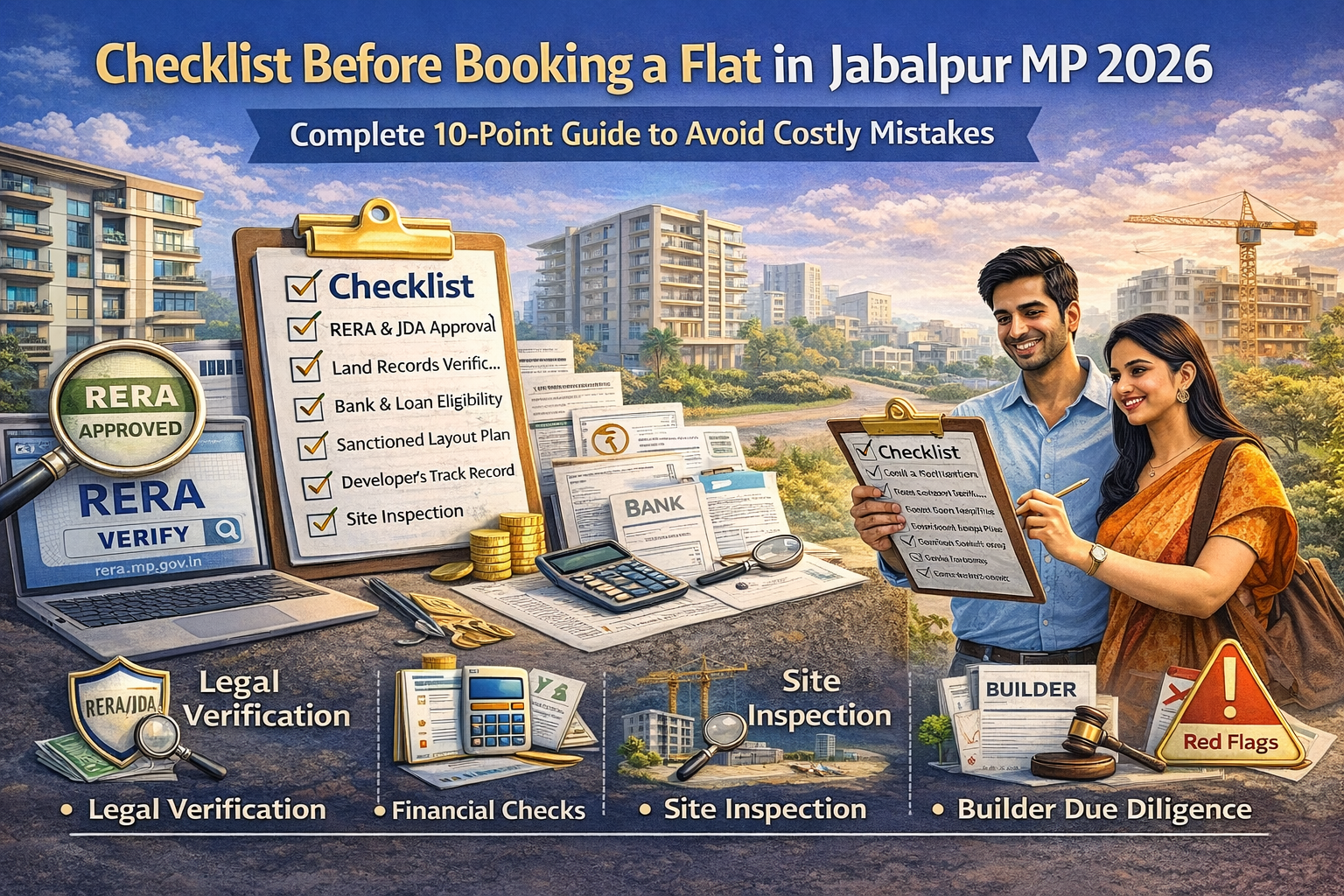 checklist before booking a flat in Jabalpur